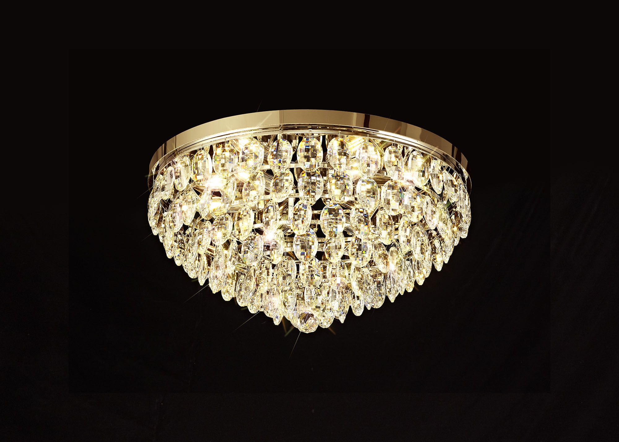 IL32817 Coniston French Gold Diyas Coniston Ceiling 6 Light French Gold ...